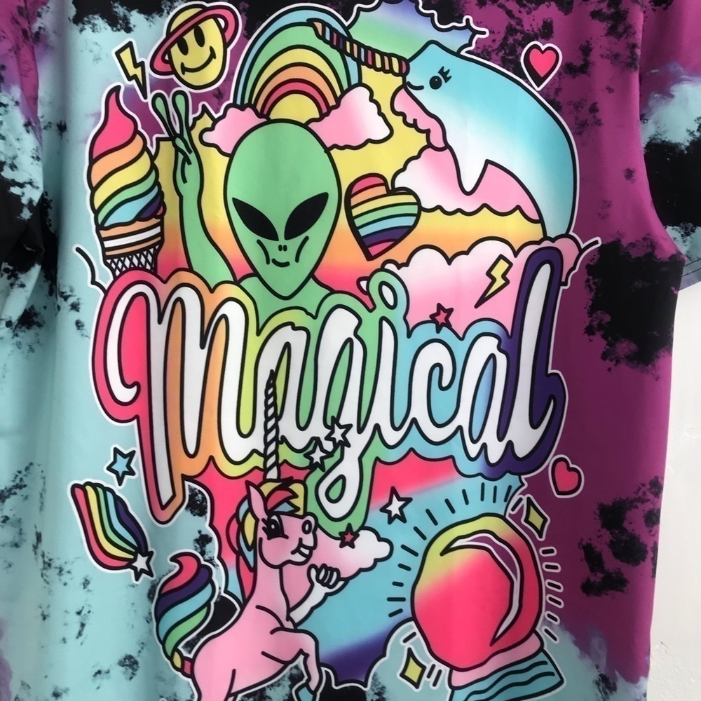 Magical planet T-shirt mini dress unbranded - Picture 4 of 4